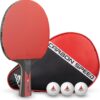 Infinity Carbon Professional Table Tennis Paddle with Cover