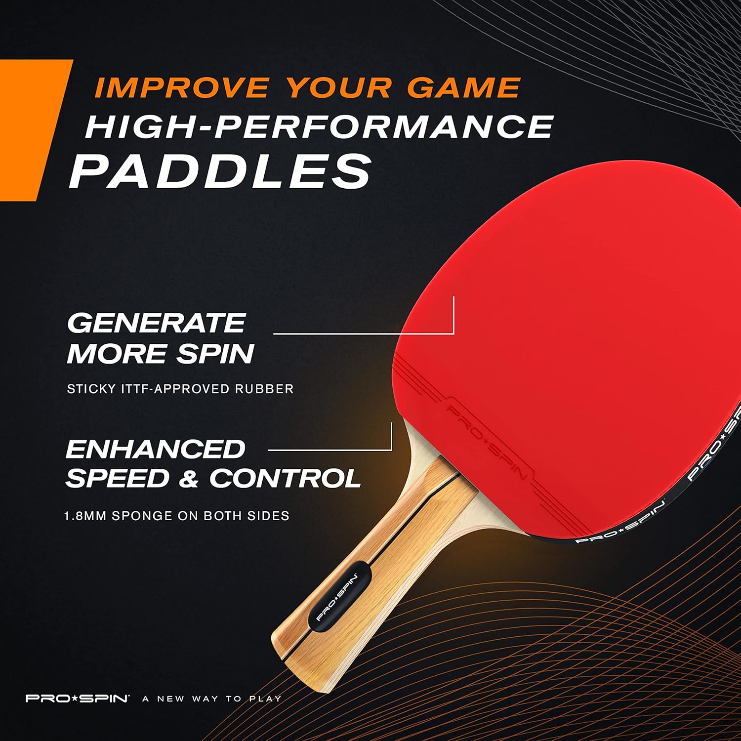 PRO-SPIN Ping Pong Paddles - Image 3