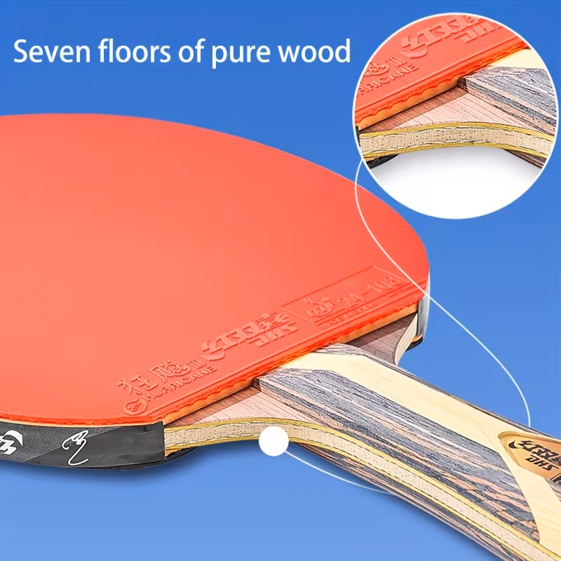 DHS High-Quality Table Tennis Racket - Image 4