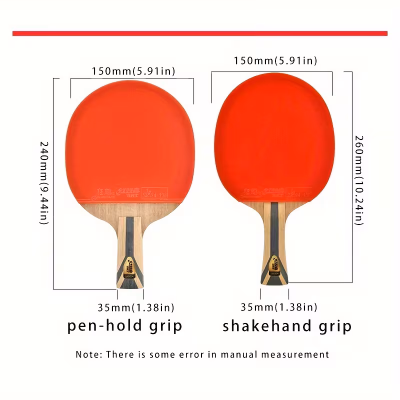 DHS High-Quality Table Tennis Racket - Image 3
